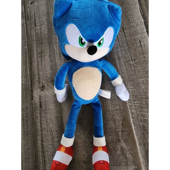 Sonic The Hedgehog 2 Movie Plush Toy 14" Blue Stuffed Animal By Toy Factory - Picture 7 of 7